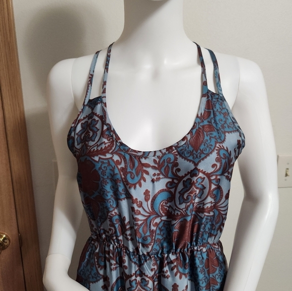 Blue Collective concepts floral maxi dress size small - Picture 3 of 11